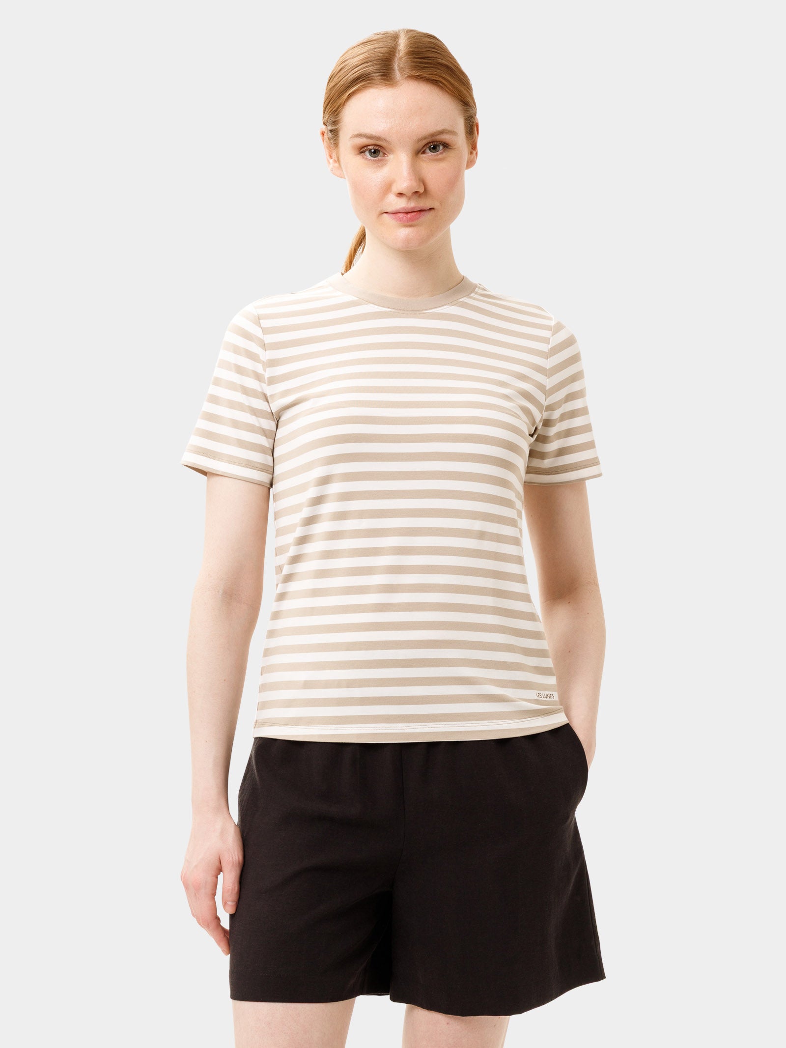 Stripe Plaza Taupe/Bright White