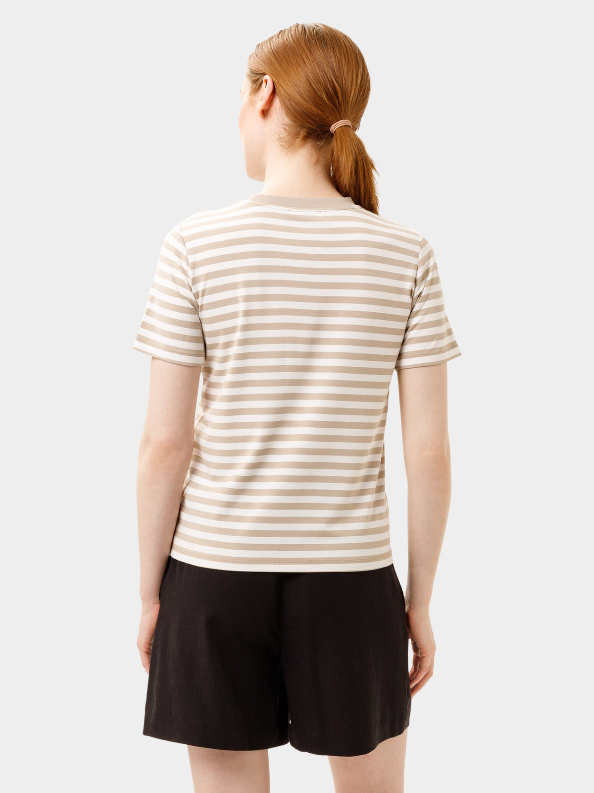 Stripe Plaza Taupe/Bright White
