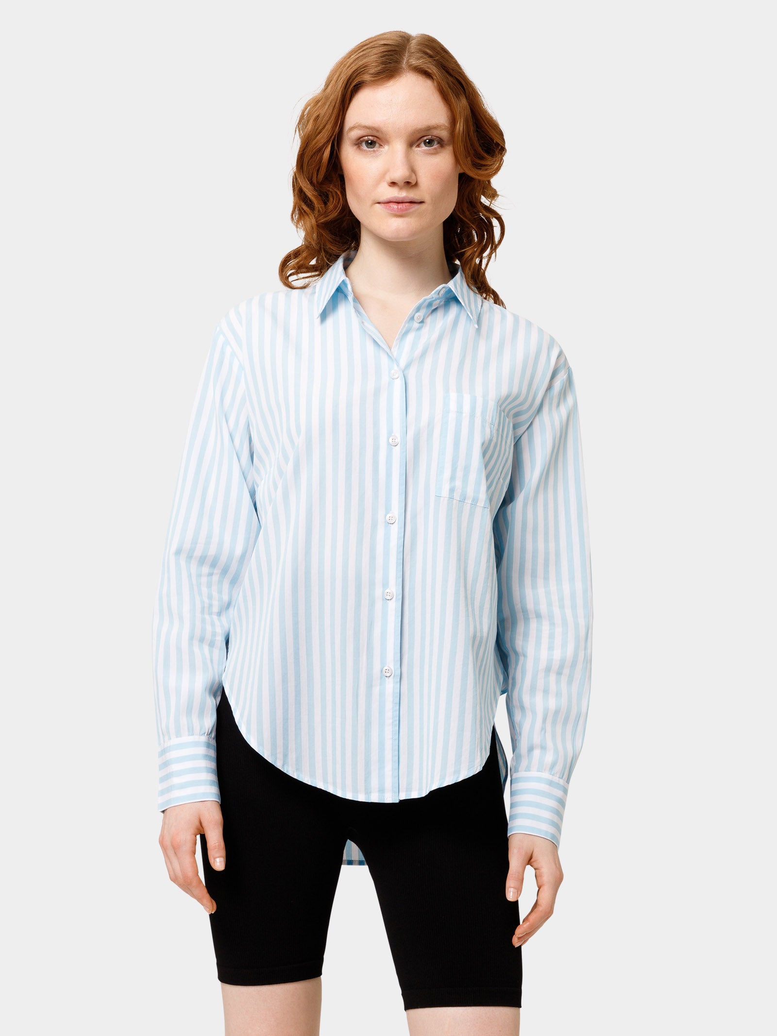 Stripe Sky Blue/White