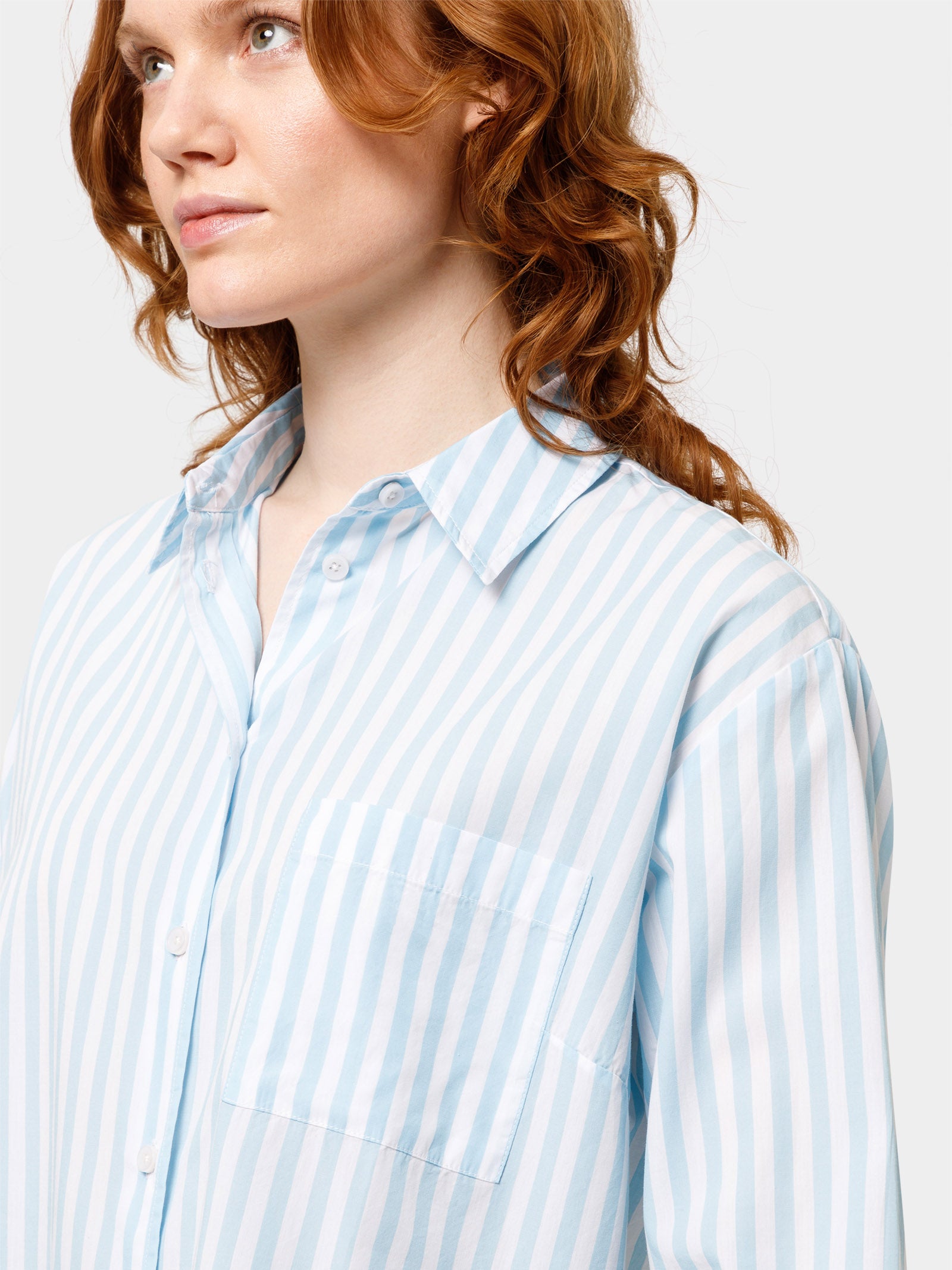 Stripe Sky Blue/White