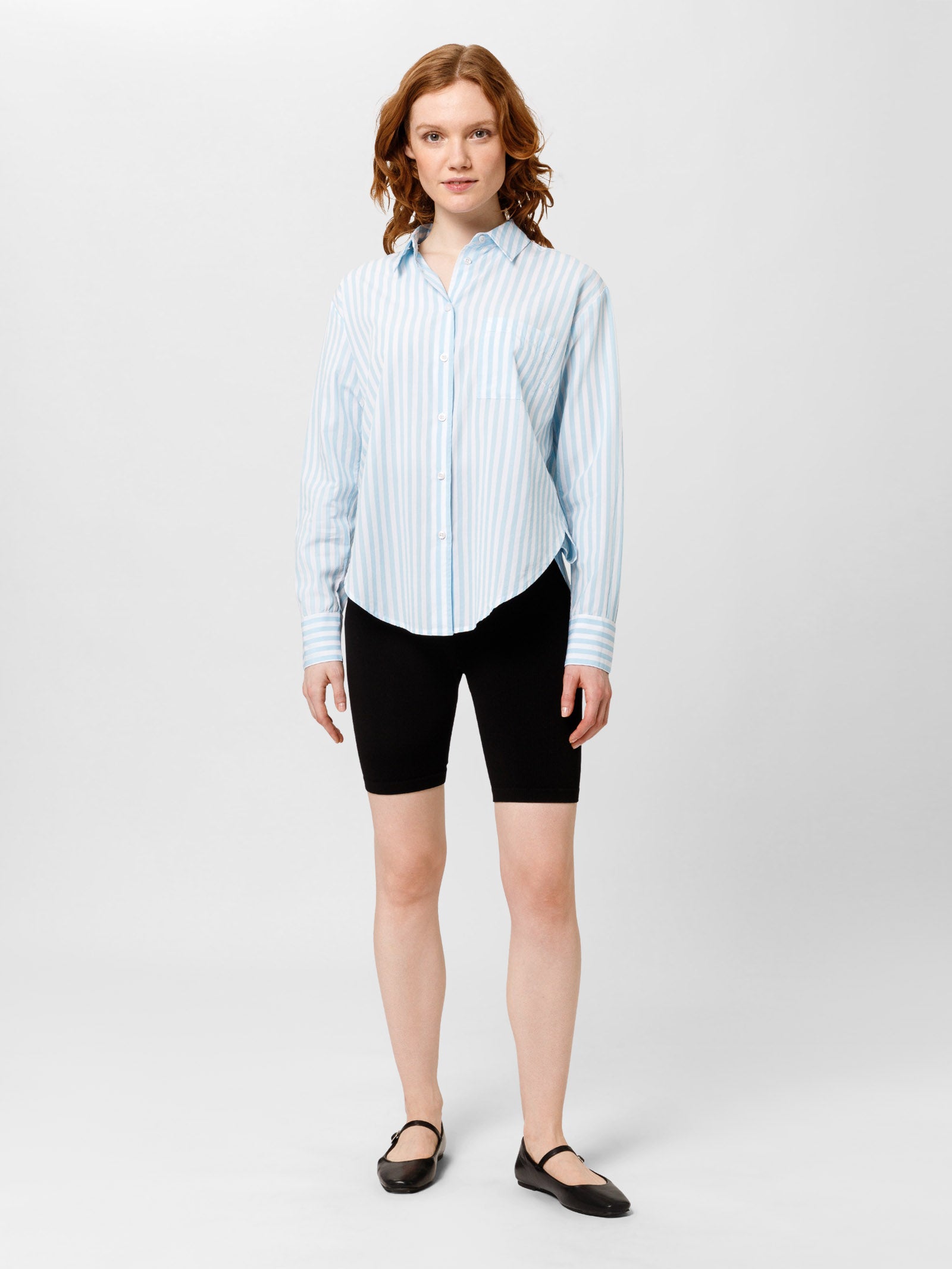 Stripe Sky Blue/White