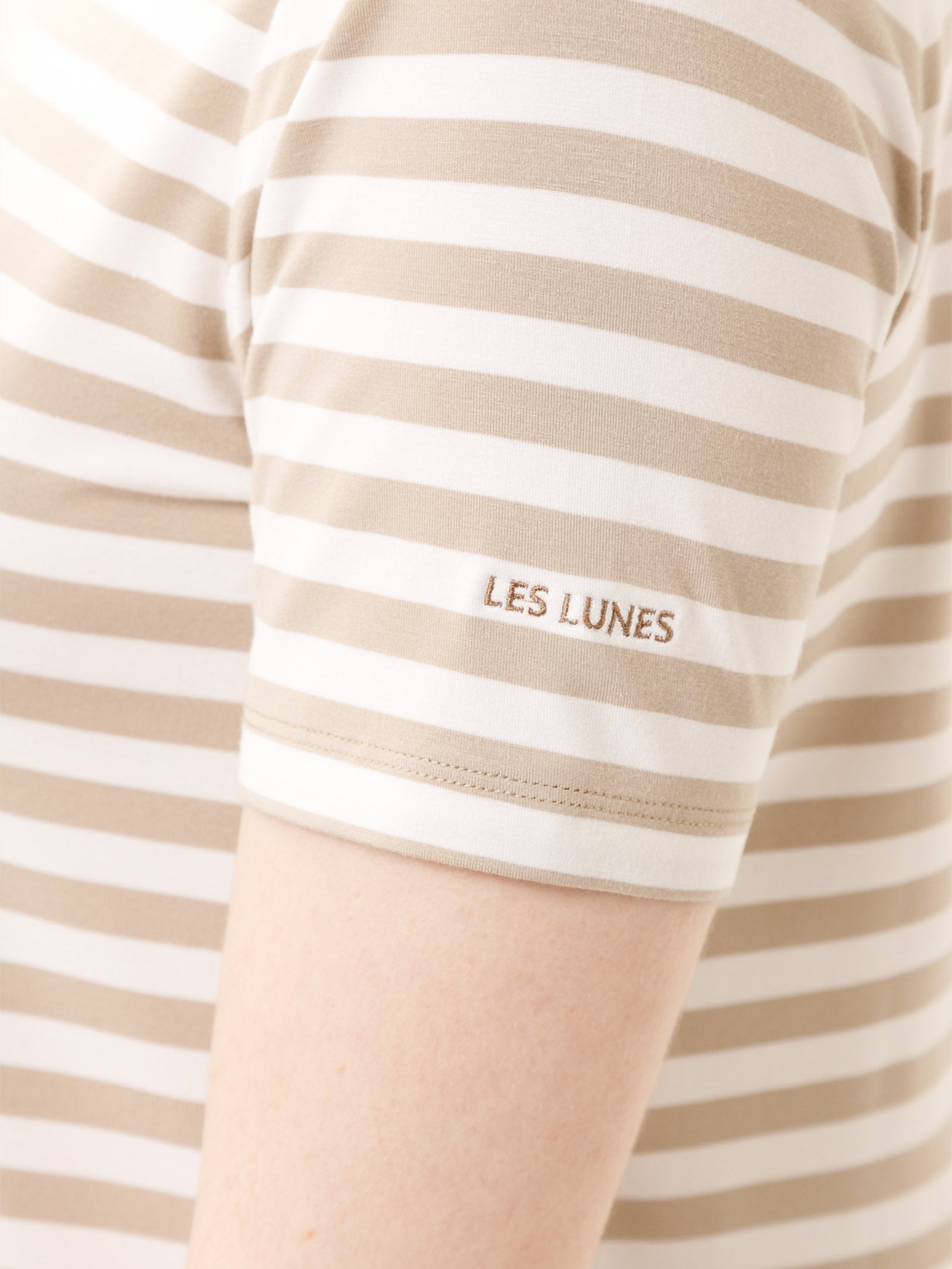 Stripe Plaza Taupe/Bright White