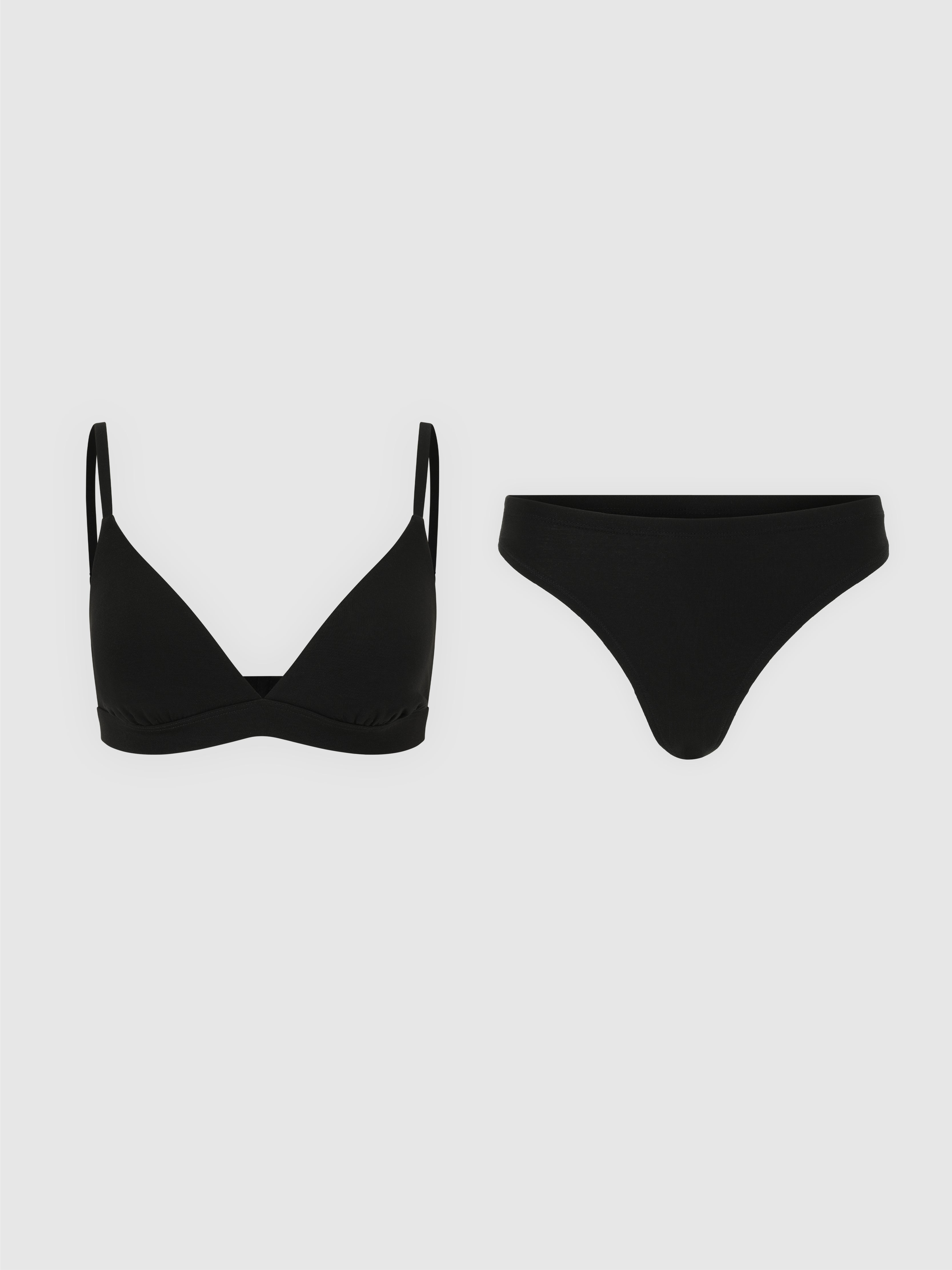The Roryy Triangle Bralette & Thong Set