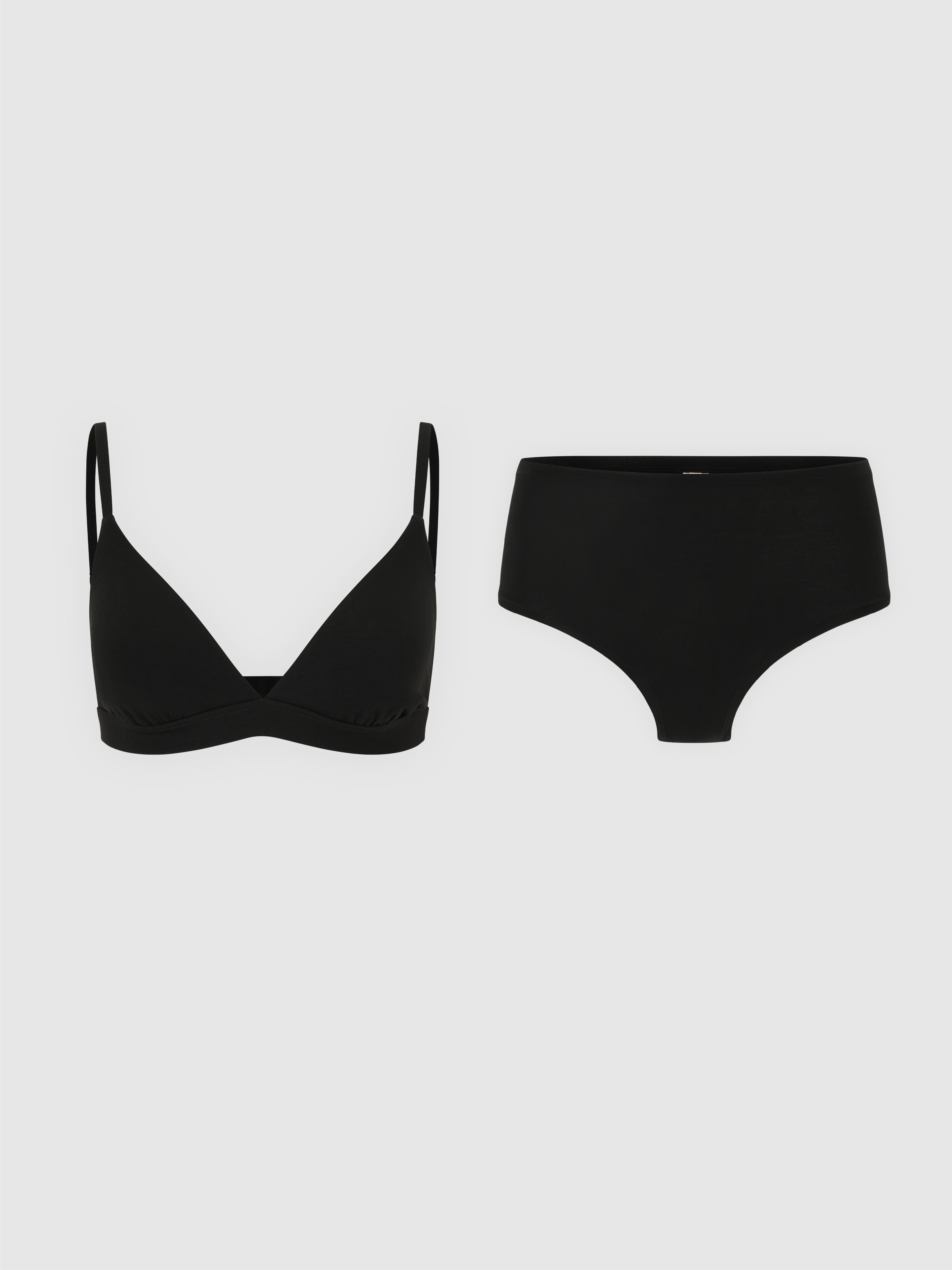 The Roryy Triangle Bralette & High-Waist Set