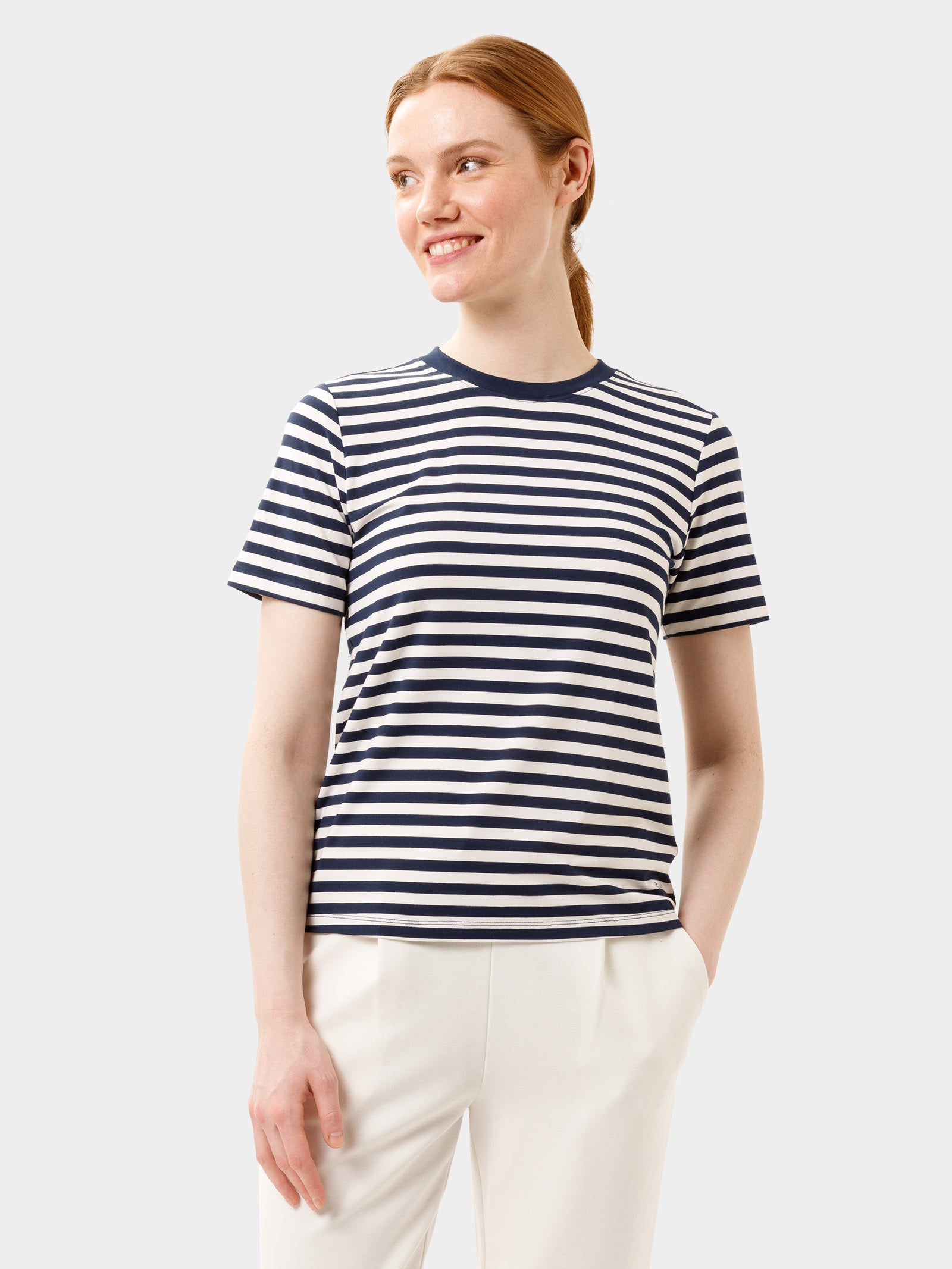 Stripe Dress Blue/Bright White