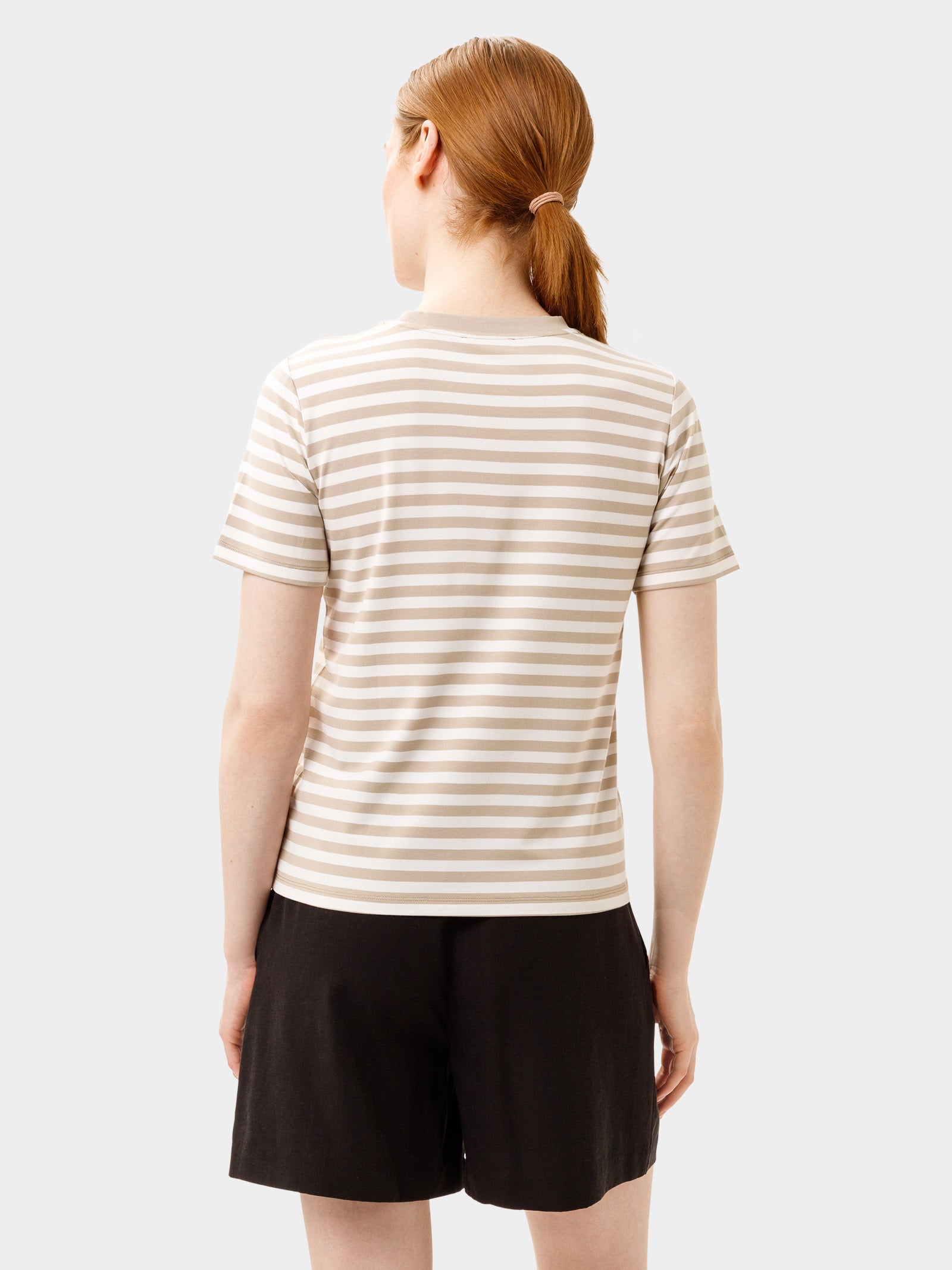 Stripe Plaza Taupe/Bright White