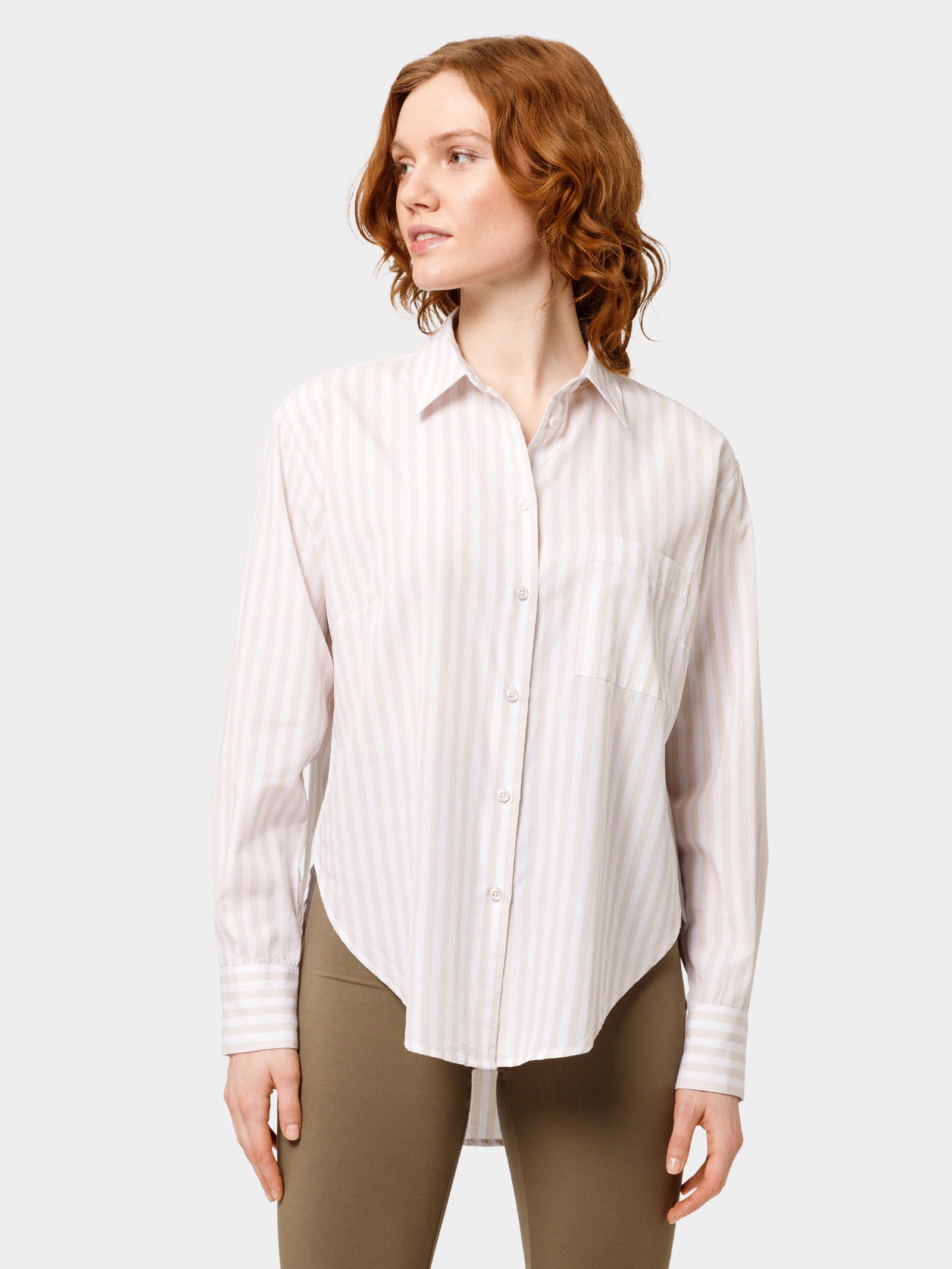 Stripe Moonbeam/White