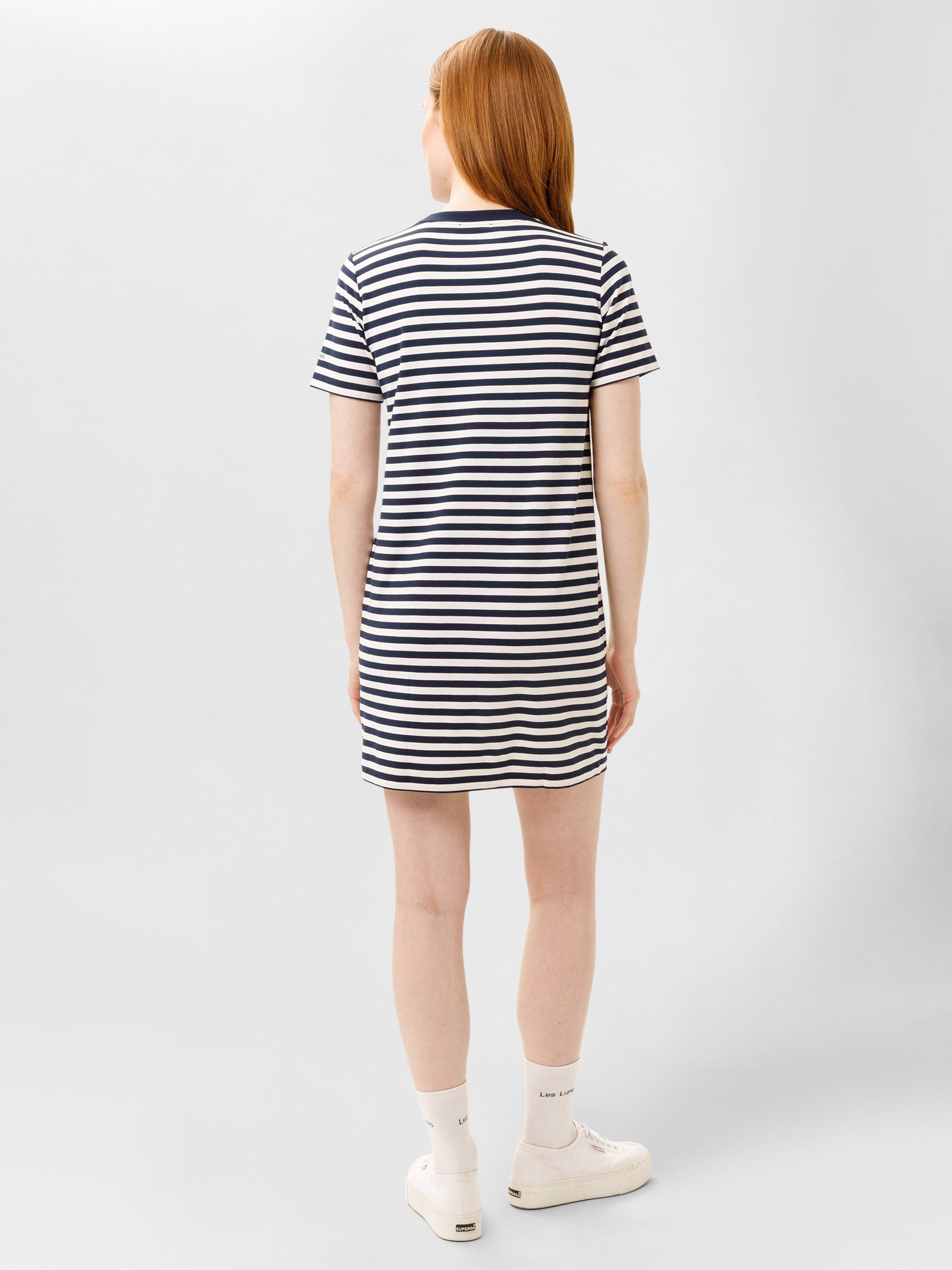 Stripe Dress Blue/Bright White