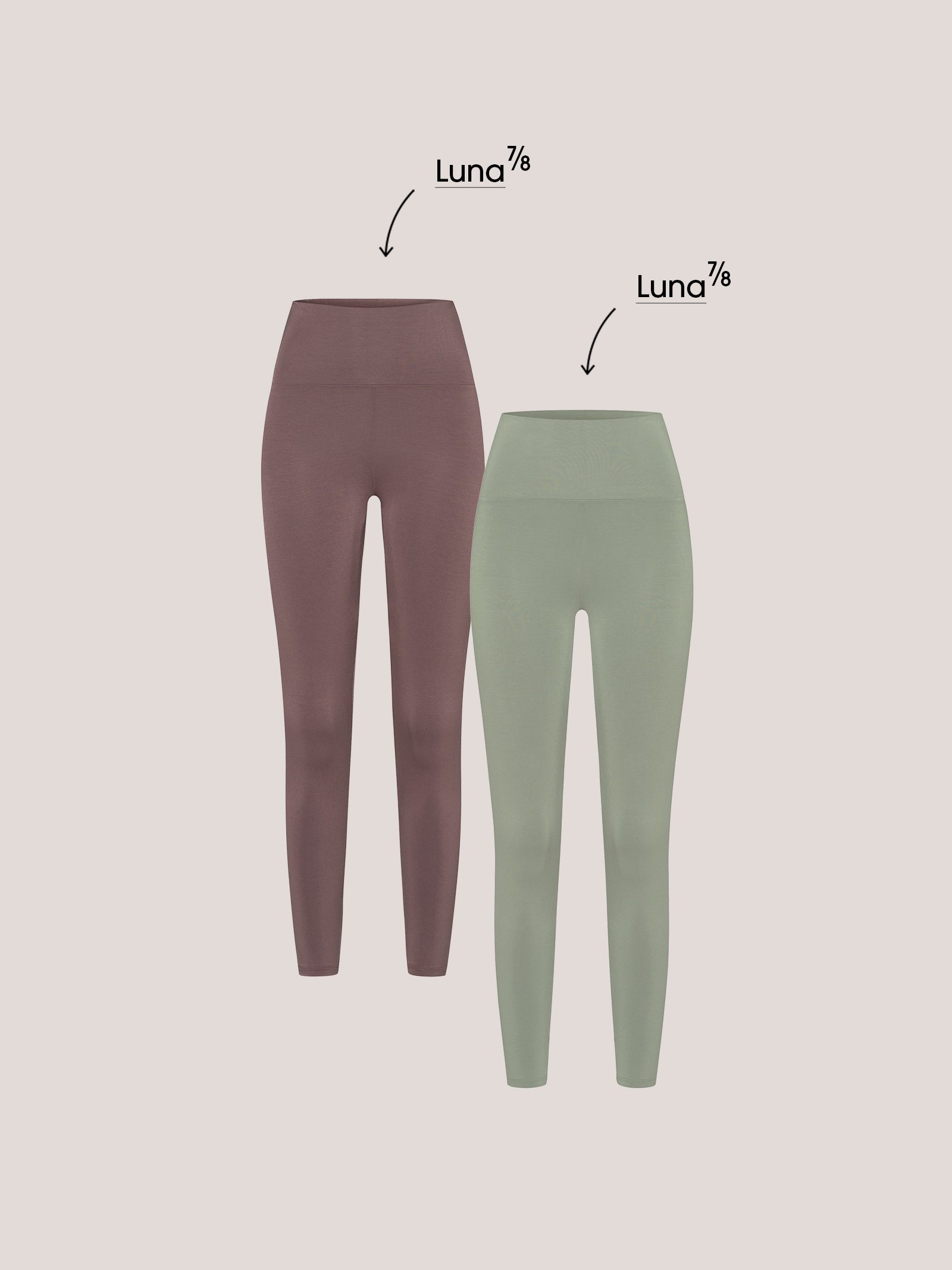 Set of 2x Luna 7/8 Leggings