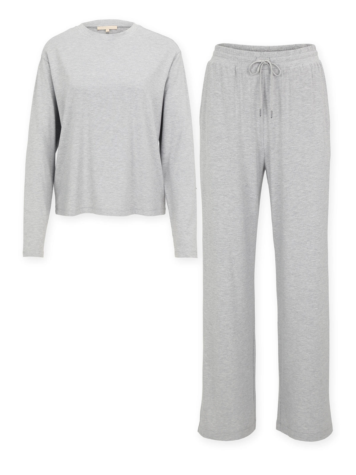 Floorence Pyjama Set Light Grey Melange