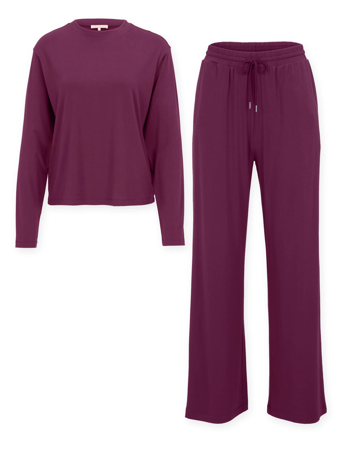Floorence Pajama Set Mauve Wine