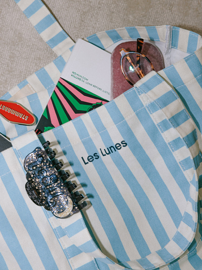 Stripe Sky Blue/White