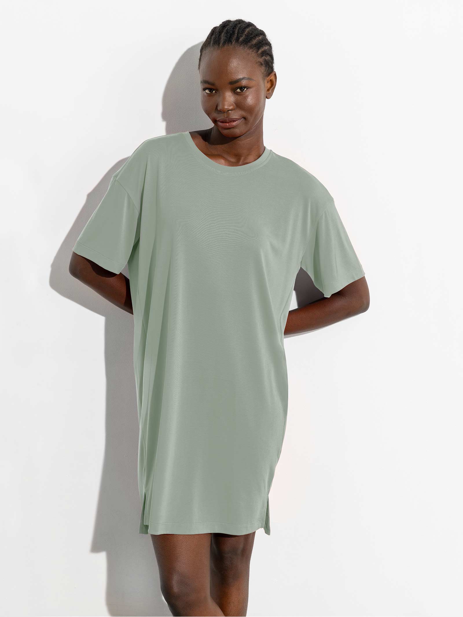 Linnea Dress in Light Thyme