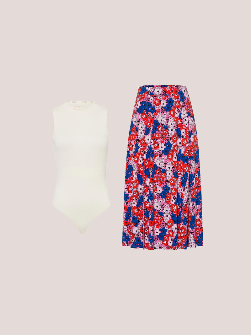Set of Ivy Bodysuit & Sienna Long Skirt