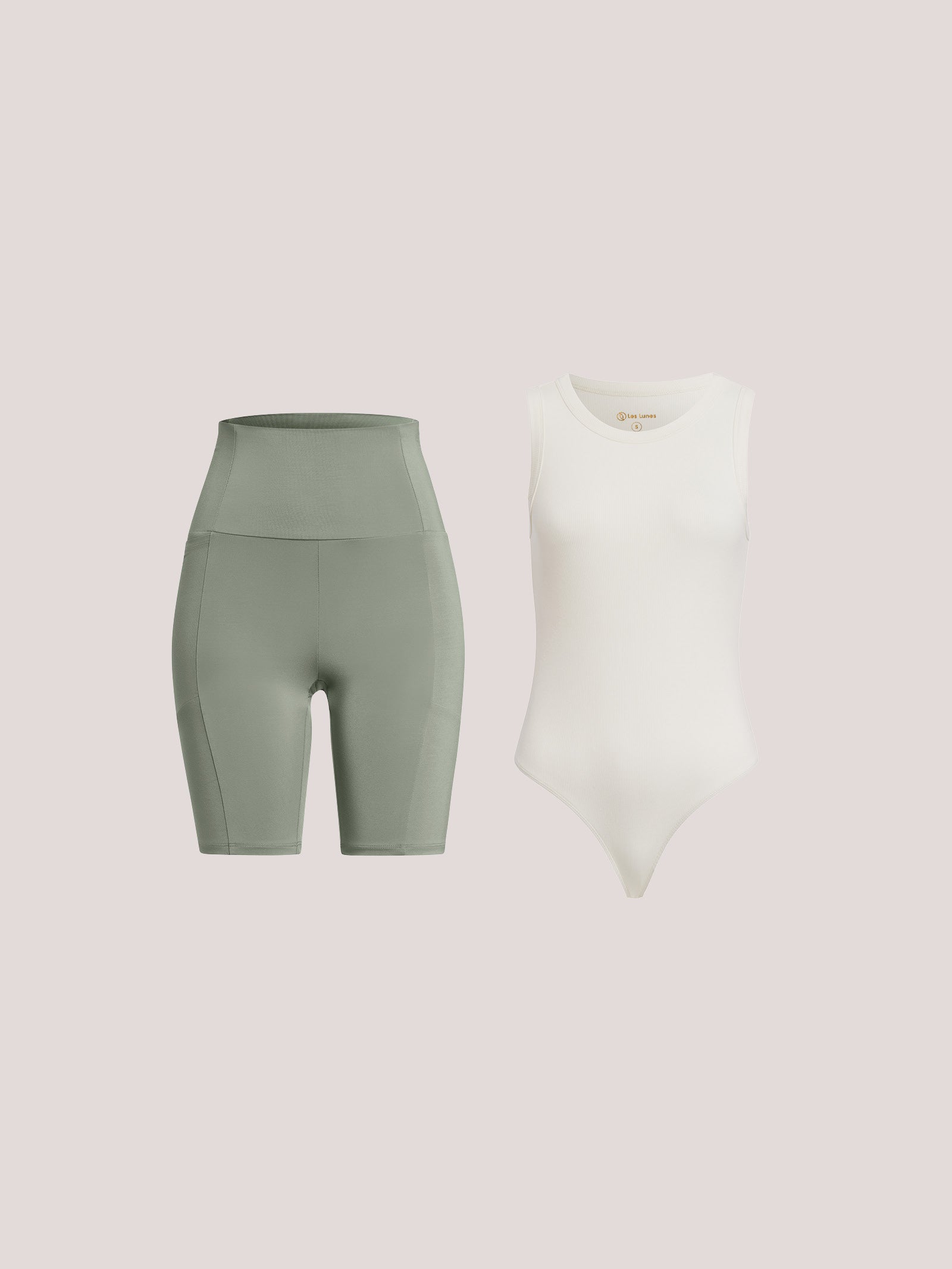 Set of Chloee Bodysuit & Luna Active Leggings