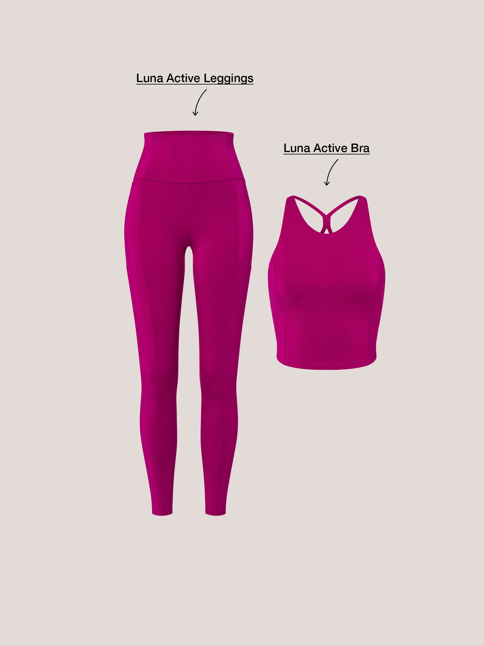 Set of Luna Active Bra & Luna Active Leggings