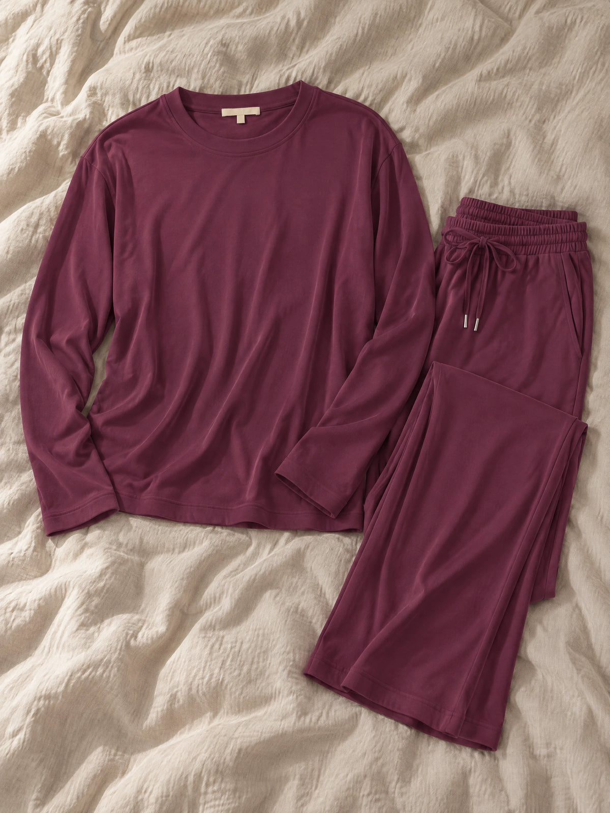 Floorence Pajama Set Mauve Wine