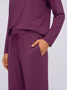 Floorence Pajama Set Mauve Wine