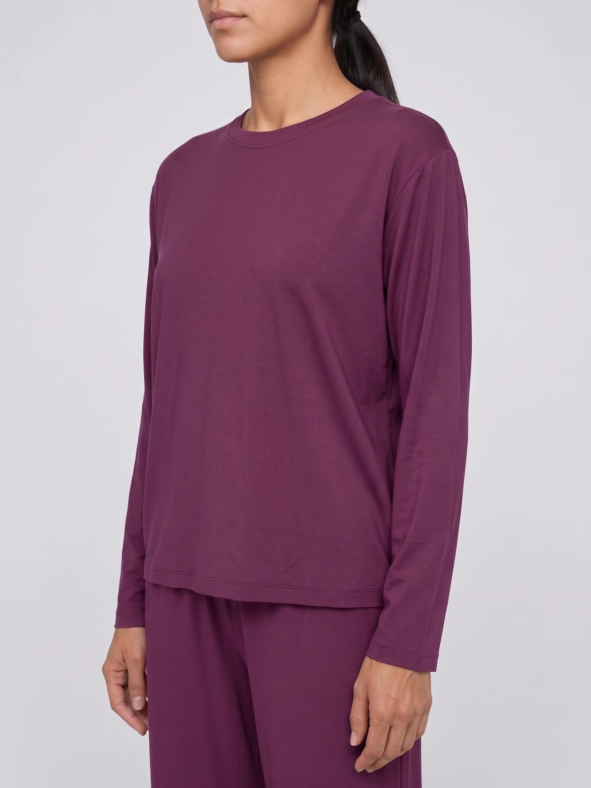Floorence Pajama Set Mauve Wine