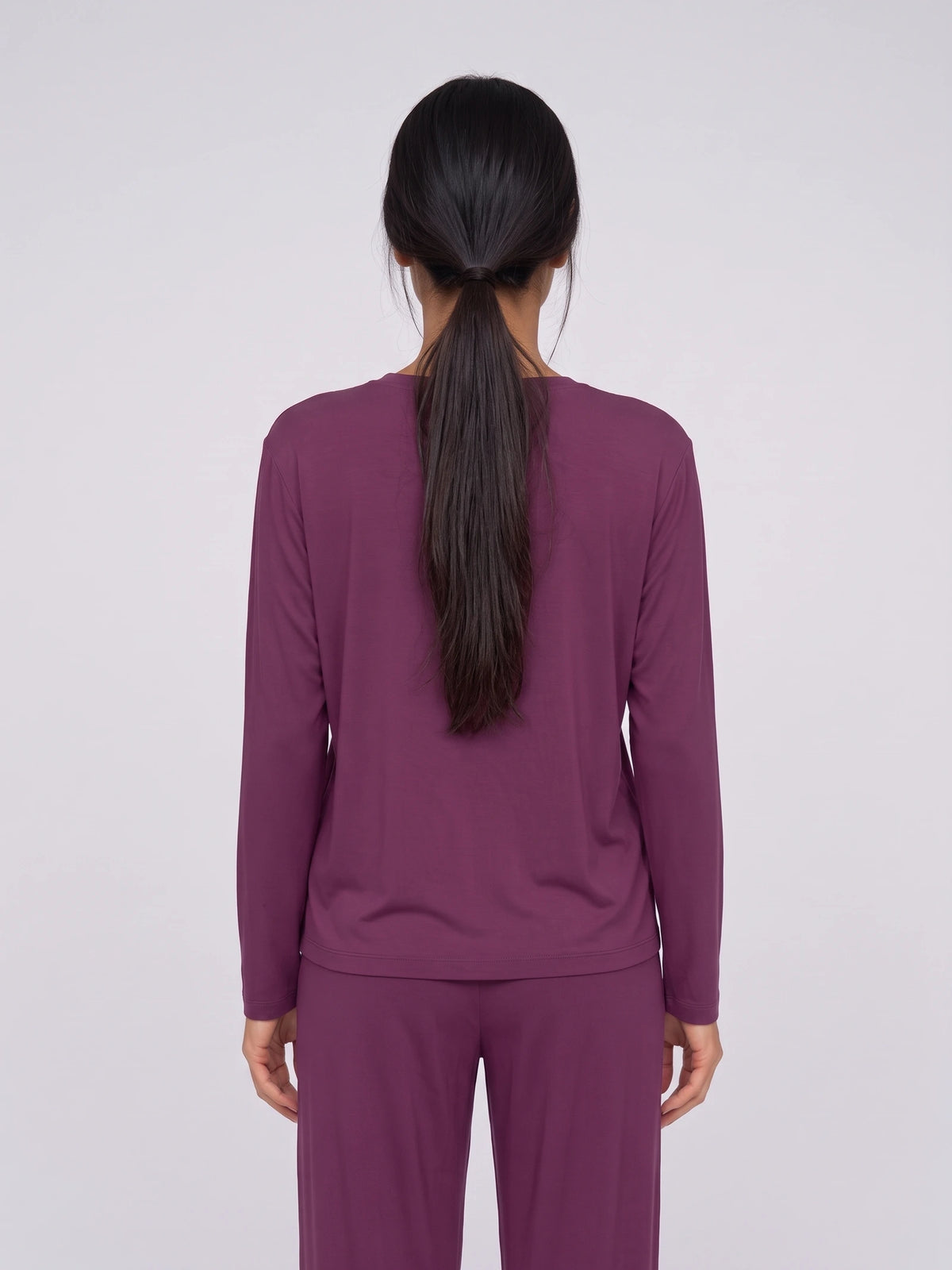 Floorence Pajama Set Mauve Wine